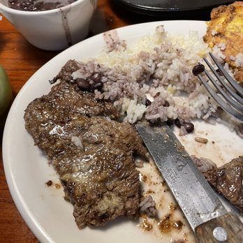 Copacabana Cuban Café - Good rice and beans, not the best cut of skirt steak for the Churrasco but it was seasoned decently well. - Cuban Near Me - Mount Dora, Florida Copacabana Cuban Café - Good rice and beans, not the best cut of skirt steak for the Churrasco but it was seasoned decently well. - Cuban Near Me - Mount Dora, Florida