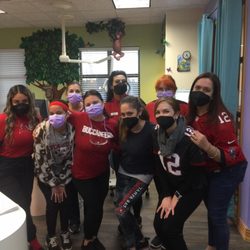 Dr. Maggie Davis & Associates Pediatric Dentist - Always a reason to celebrate! Showing support for our Tampa Bay Bucs!