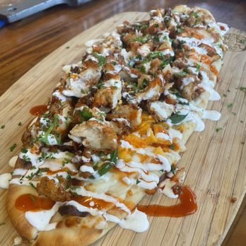 Jekyll and Hyde Taphouse Grill - Chicken bacon ranch flatbread - Bars Near Me - Matthews, North Carolina Jekyll and Hyde Taphouse Grill - Chicken bacon ranch flatbread - Bars Near Me - Matthews, North Carolina