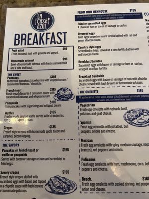 Menu photo 5 La Casa Azul Mazatlán, SIN Menu photo 5 La Casa Azul Mazatlán, SIN