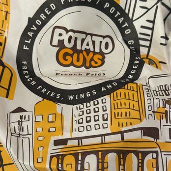 Potato Guys - Togo bag logo - American Near Me - San Mateo, California Potato Guys - Togo bag logo - American Near Me - San Mateo, California
