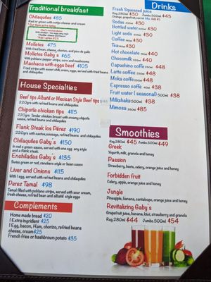 Menu photo 1 Gaby's Puerto Vallarta, JAL Menu photo 1 Gaby's Puerto Vallarta, JAL
