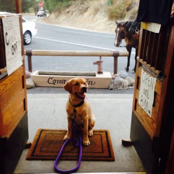 Trabuco General Store - Our pup waiting for doggie bone treats The General Store keeps out for patrons :-) - Propane Near Me - Trabuco Canyon, California