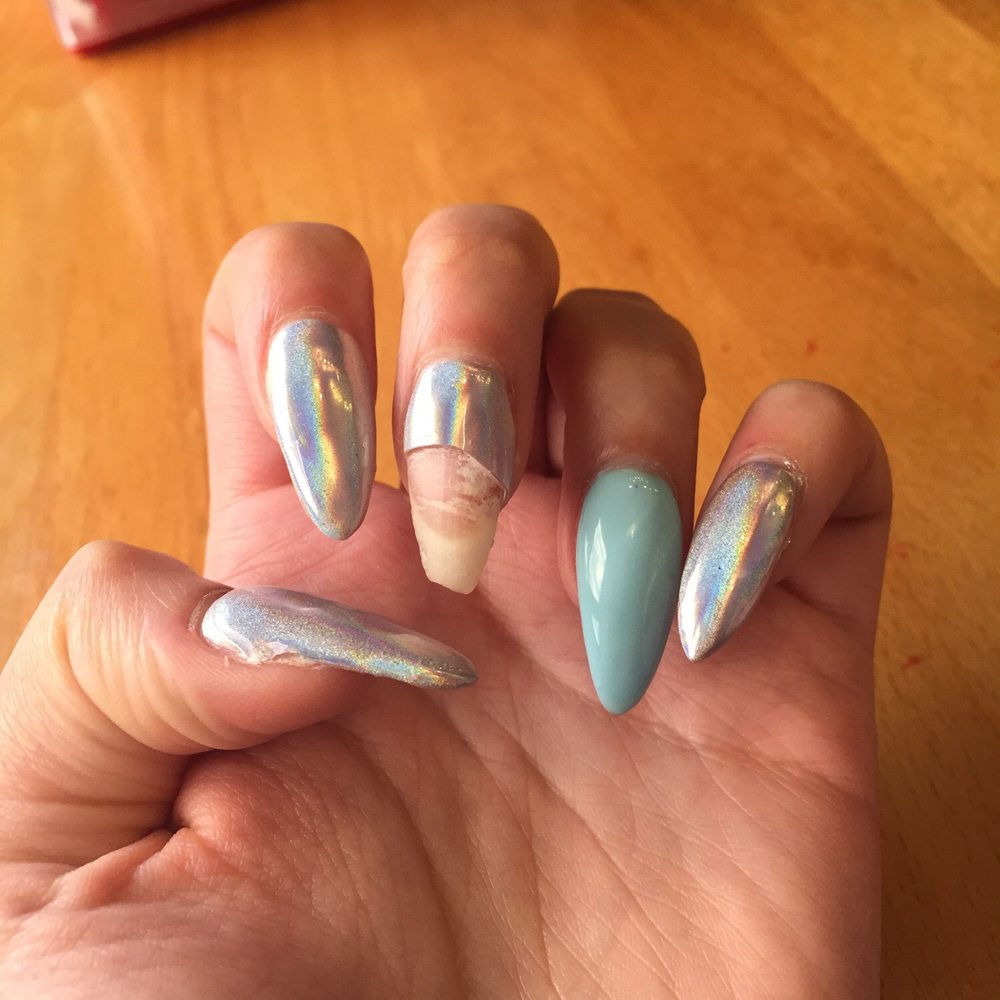 It hasn't even been 12 hours since I got them done. It hasn't even been 12 hours since I got them done.