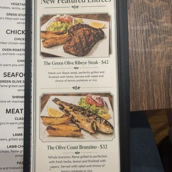 Green Olive - Yes, menu three of nine - Greek Near Me - Cranbury, New Jersey