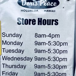 Store Hours