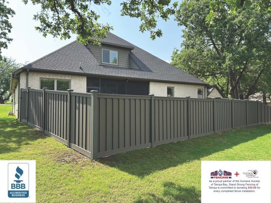 Residential Fencing - ou've come to the right place if you're in the market for a fence around your property. At Stand Strong Fencing of Tampa, we provide a range of residential fencing services that can provide the extra privacy, security, and aesthetics you've been looking for.
Whether you fancy the warmth of wood, the design of ornamental, lifespan of vinyl, or transparency of chain link fencing – we've got you covered for all your fencing needs! No matter your preferences, residential fencing is no slouch to our team. Residential Fencing - ou've come to the right place if you're in the market for a fence around your property. At Stand Strong Fencing of Tampa, we provide a range of residential fencing services that can provide the extra privacy, security, and aesthetics you've been looking for.
Whether you fancy the warmth of wood, the design of ornamental, lifespan of vinyl, or transparency of chain link fencing – we've got you covered for all your fencing needs! No matter your preferences, residential fencing is no slouch to our team.