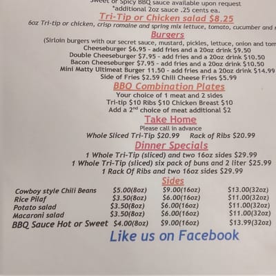 Menu photo 8 Grill Masters BBQ Clovis, CA