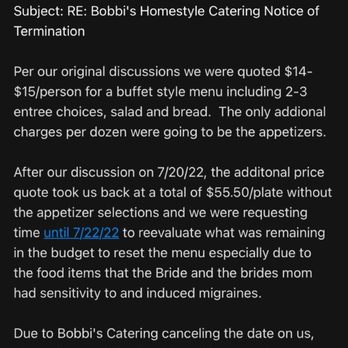 Bobbi's Homestyle Catering - Caterers Near Me Bobbi's Homestyle Catering - Caterers Near Me
