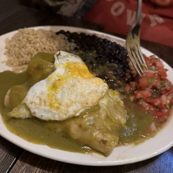 Flo - Enchiladas added egg - Breakfast & Brunch Near Me - Chicago, Illinois
