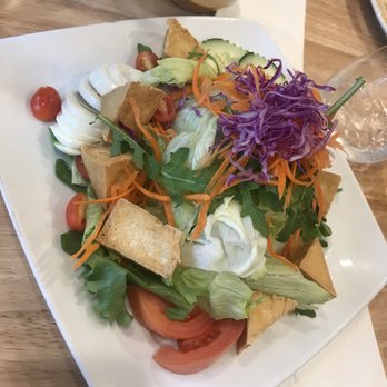 Basil & Co - Thai Tofu Salad with peanut vinaigrette sauce - Thai Near Me - Diamond Bar, California