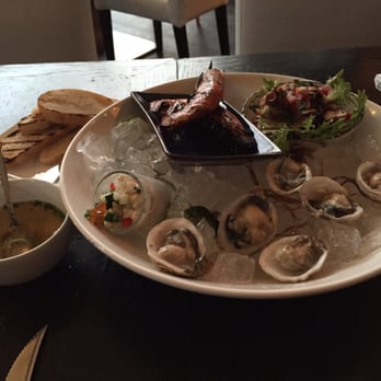 Twenty Eight - Seafood platter appetizer.  The octopus is so soft and delicious!  $38 - Steakhouses Near Me - Irvine, California