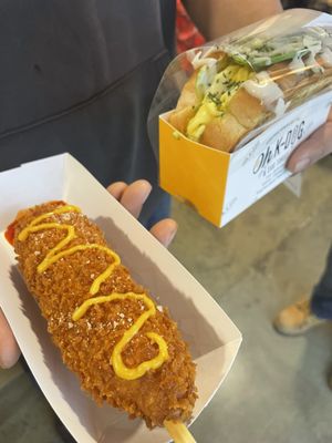 Oh K-Dog & Egg Toast by null