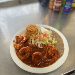 Taqueria Tehuacan - Camarones a la diabla