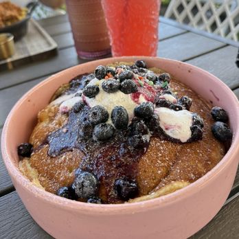 Sugar and Scribe - Blueberry love pancakes - Bakeries Near Me - La Jolla, California Sugar and Scribe - Blueberry love pancakes - Bakeries Near Me - La Jolla, California