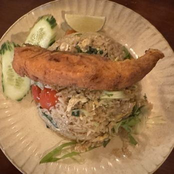 Thai Me - Thai Fried Rice with salmon - Thai Near Me - Brooklyn, New York Thai Me - Thai Fried Rice with salmon - Thai Near Me - Brooklyn, New York