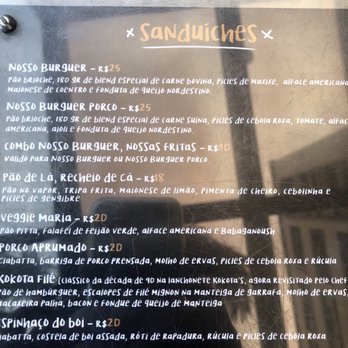 Roccia Bar - Menu -- sandwiches - Bars Near Me - João Pessoa, PB