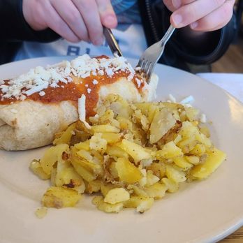Fortis Cafe - Burrito Mojado (wet) - Breakfast & Brunch Near Me - Reno, Nevada