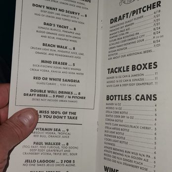 The Octopus Bar - Happy Hour Menu - Cocktail Bars Near Me - Seattle, Washington The Octopus Bar - Happy Hour Menu - Cocktail Bars Near Me - Seattle, Washington