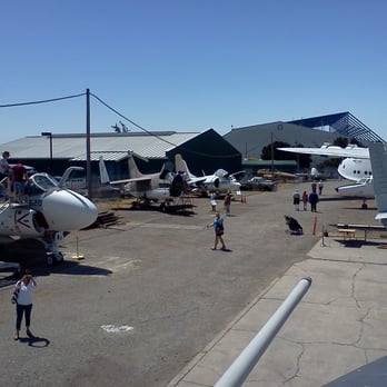 Oakland Aviation Museum - some of the newer/bigger aircraft outside - Museums Near Me - Oakland, California