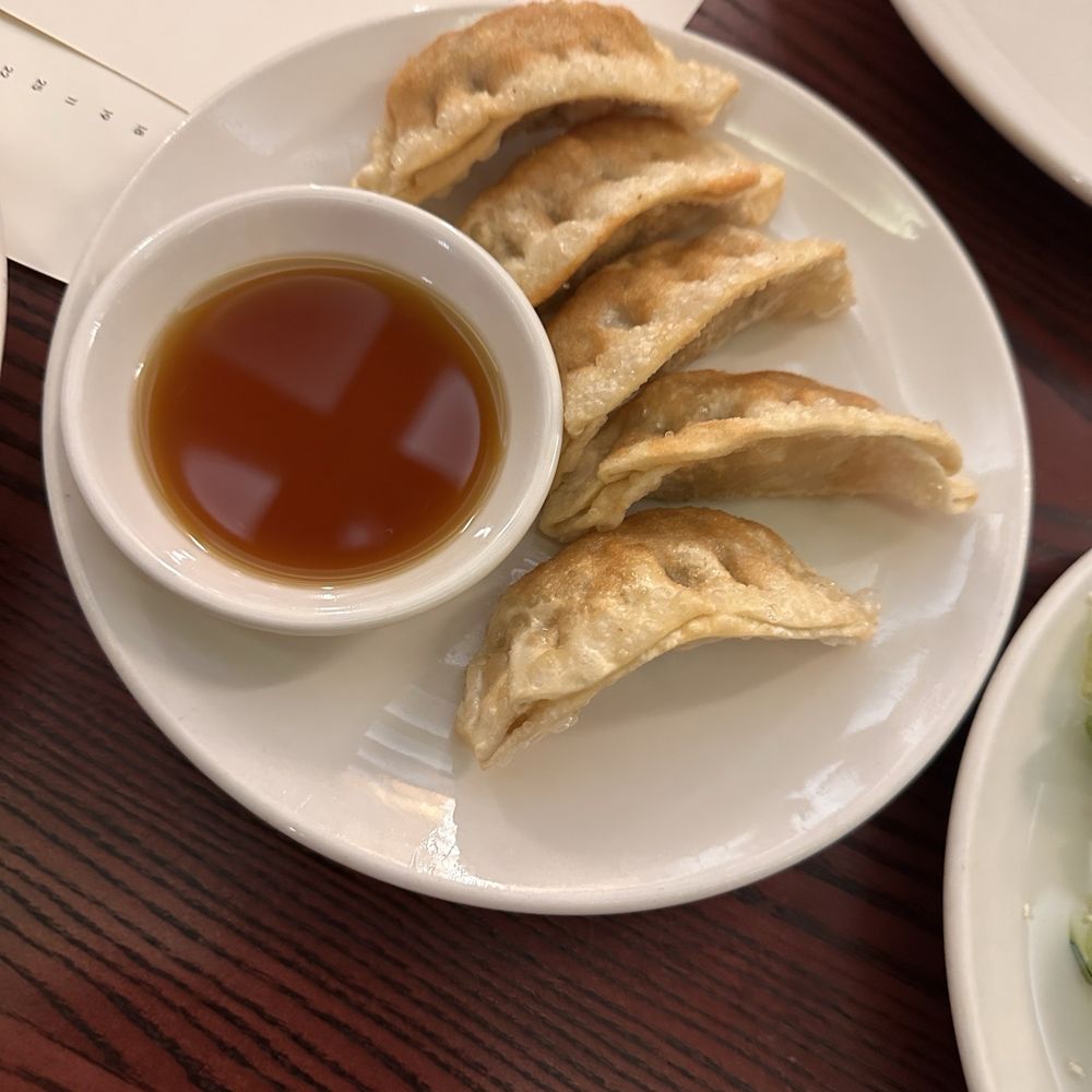 Blazing Noodles - Pork Potstickers- yumm- especially with the dipping sauce! - Thai Near Me - Temecula, California Blazing Noodles - Pork Potstickers- yumm- especially with the dipping sauce! - Thai Near Me - Temecula, California