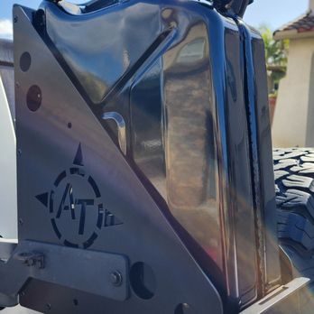 Bradford Powder Coating - Powdercoated Jerry Can Holder, Matte Black - Powder Coating Near Me - Chula Vista, California