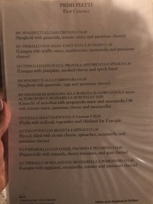 Menu photo 1 Old Bear Rome, RM
