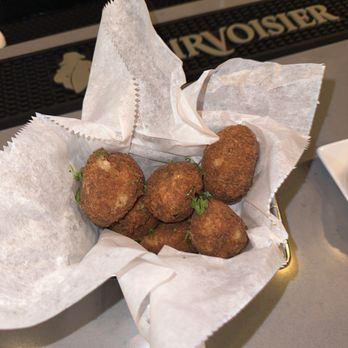 Virgils Gullah Kitchen & Bar - Salmon Balls - Southern Near Me - College Park, Georgia Virgils Gullah Kitchen & Bar - Salmon Balls - Southern Near Me - College Park, Georgia
