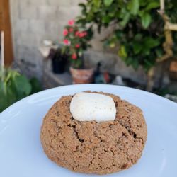 Basquia Bakery - S'mores cookie - made with rice flour so texture is more crumbly and dry