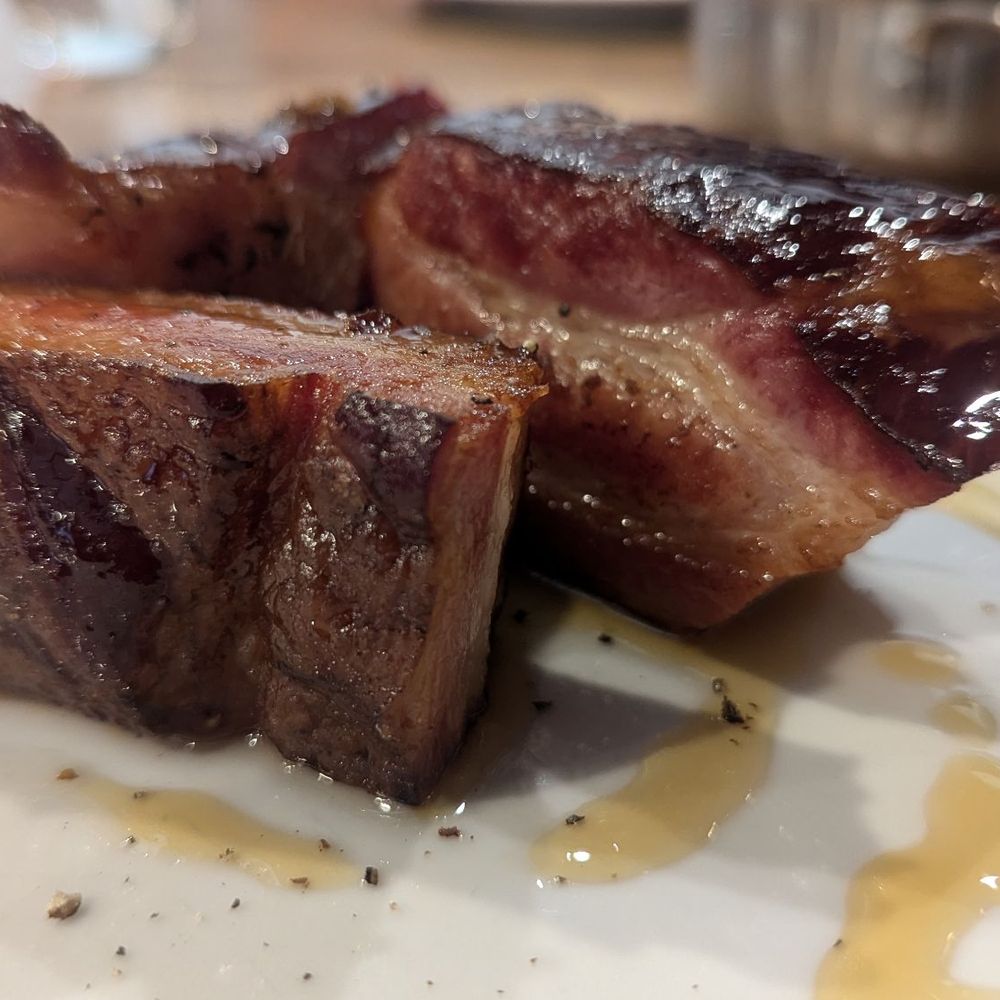 Thick cut bacon