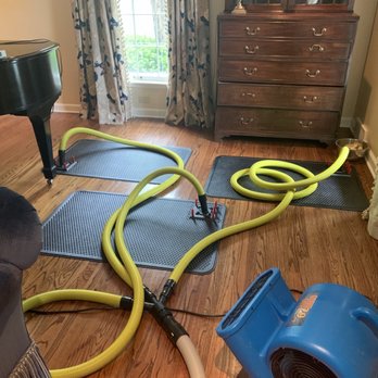 Renew Restoration - Drying hardwood floors. - Damage Restoration Near Me - Lee's Summit, Missouri Renew Restoration - Drying hardwood floors. - Damage Restoration Near Me - Lee's Summit, Missouri