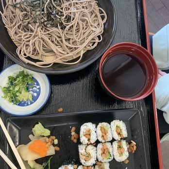 Ocean Sushi Deli - Soba noodles and natto sushi (fermented soy beans) - Japanese Near Me - Monterey, California Ocean Sushi Deli - Soba noodles and natto sushi (fermented soy beans) - Japanese Near Me - Monterey, California