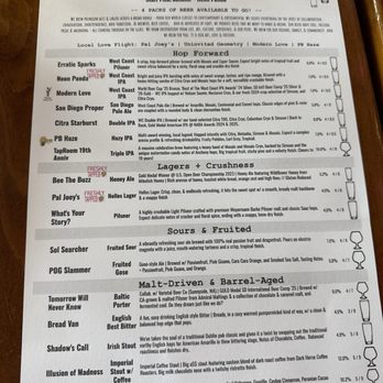TapRoom Beer Co - The menu - Breweries Near Me - San Diego, California TapRoom Beer Co - The menu - Breweries Near Me - San Diego, California