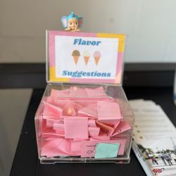 Sandy’s Scoops - Flavor suggestion box