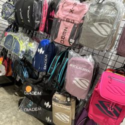 We have a wide selection of top brands and a variety of their backpacks and bags to carry all your gear out onto the pickleball court.