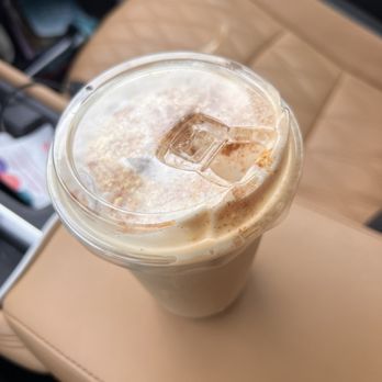 Aurora Cafe and Bakery - peach horchata latte - Bakeries Near Me - Overland Park, Kansas