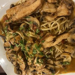 Bella Sera Italian Restaurant - Chicken Marsala. Served just like this.