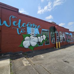 Monroe Downtown - Love this wall art