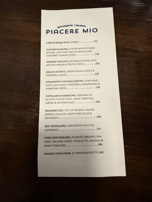 Menu photo 1 Piacere Mio Forest Park, IL Menu photo 1 Piacere Mio Forest Park, IL