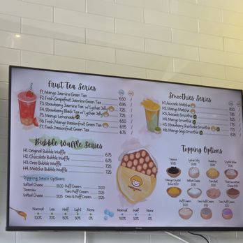 Happy Lemon - Menu (5/3/26) - Bubble Tea Near Me - Kent, Washington