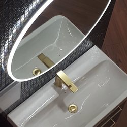 Panoramic Bathrooms - Brushed Brass Taps