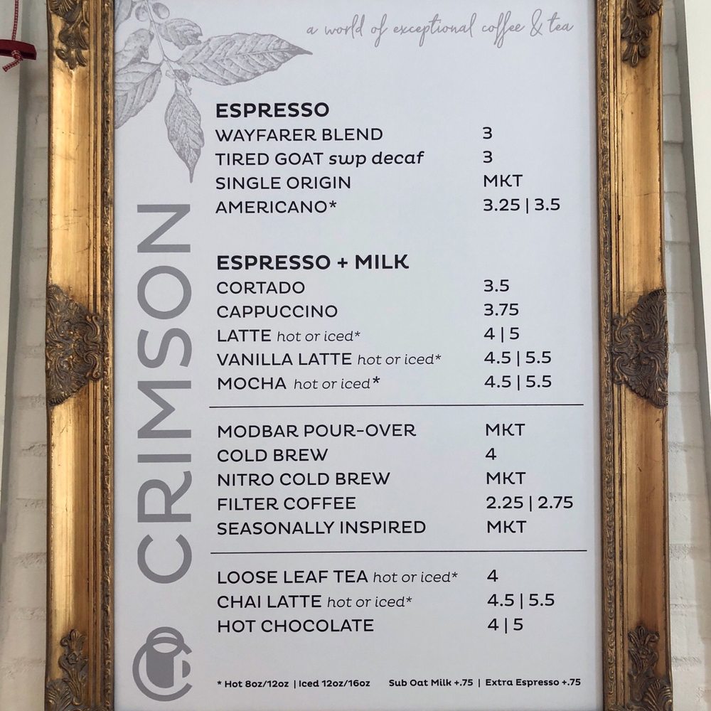 Crimson  - Coffee & Tea Near Me - Columbus, Ohio