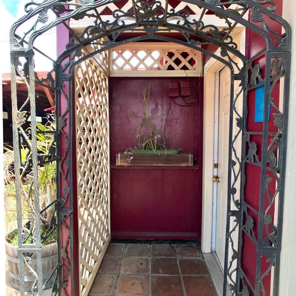 La Provence - Entrance to restroom is very French! - French Near Me - Kula, Hawaii La Provence - Entrance to restroom is very French! - French Near Me - Kula, Hawaii