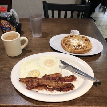 Cedar Park Cafe - Waffle, eggs, bacon, and coffee - Breakfast & Brunch Near Me - Philadelphia, Pennsylvania