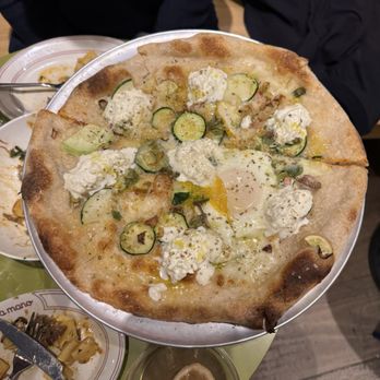 a Mano - Summer squash pizza - Italian Near Me - San Francisco, California