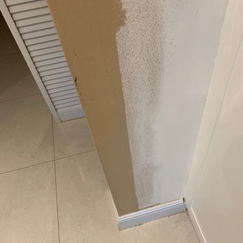 Restoration Construction - patches they never finished - General Contractors Near Me