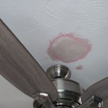 Plaster Effect - Repaired plaster wood lath with fresh plaster patch, pink color bonding agent plaster adhesive for better bonding of materials - Stucco Services Near Me - Richmond, California Plaster Effect - Repaired plaster wood lath with fresh plaster patch, pink color bonding agent plaster adhesive for better bonding of materials - Stucco Services Near Me - Richmond, California