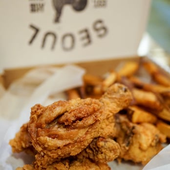 Seoul Fried Chicken - SFC OG (5pc Chicken + Beer, order of fries) - Korean Near Me - Edmonton, Alberta Seoul Fried Chicken - SFC OG (5pc Chicken + Beer, order of fries) - Korean Near Me - Edmonton, Alberta