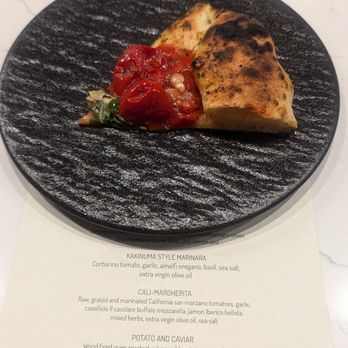 Sei Pizza Bar - Summer Omakasei Dish - Pizza Near Me - Los Angeles, California