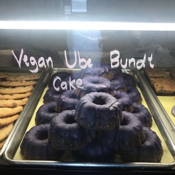 Cafe 86 - Vegan Ube Bundt Cake - Desserts Near Me - Artesia, California